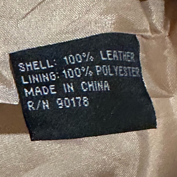 Revue Animal Print 100% Suede Leather Jacket Women's PL Petite Large - Picture 8 of 8